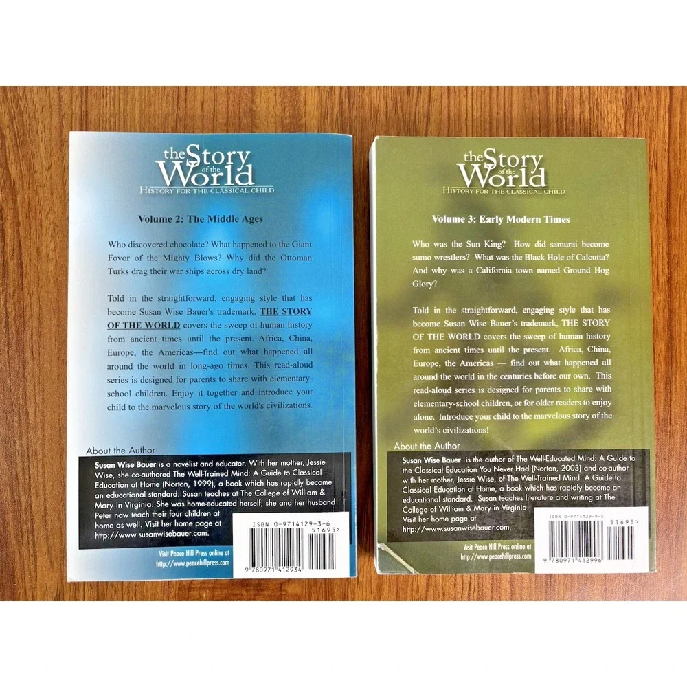 The Story of the World LOT Volumes 2 and 3 by Susan Wise Bauer HOMESCHOOL - Picture 2 of 5